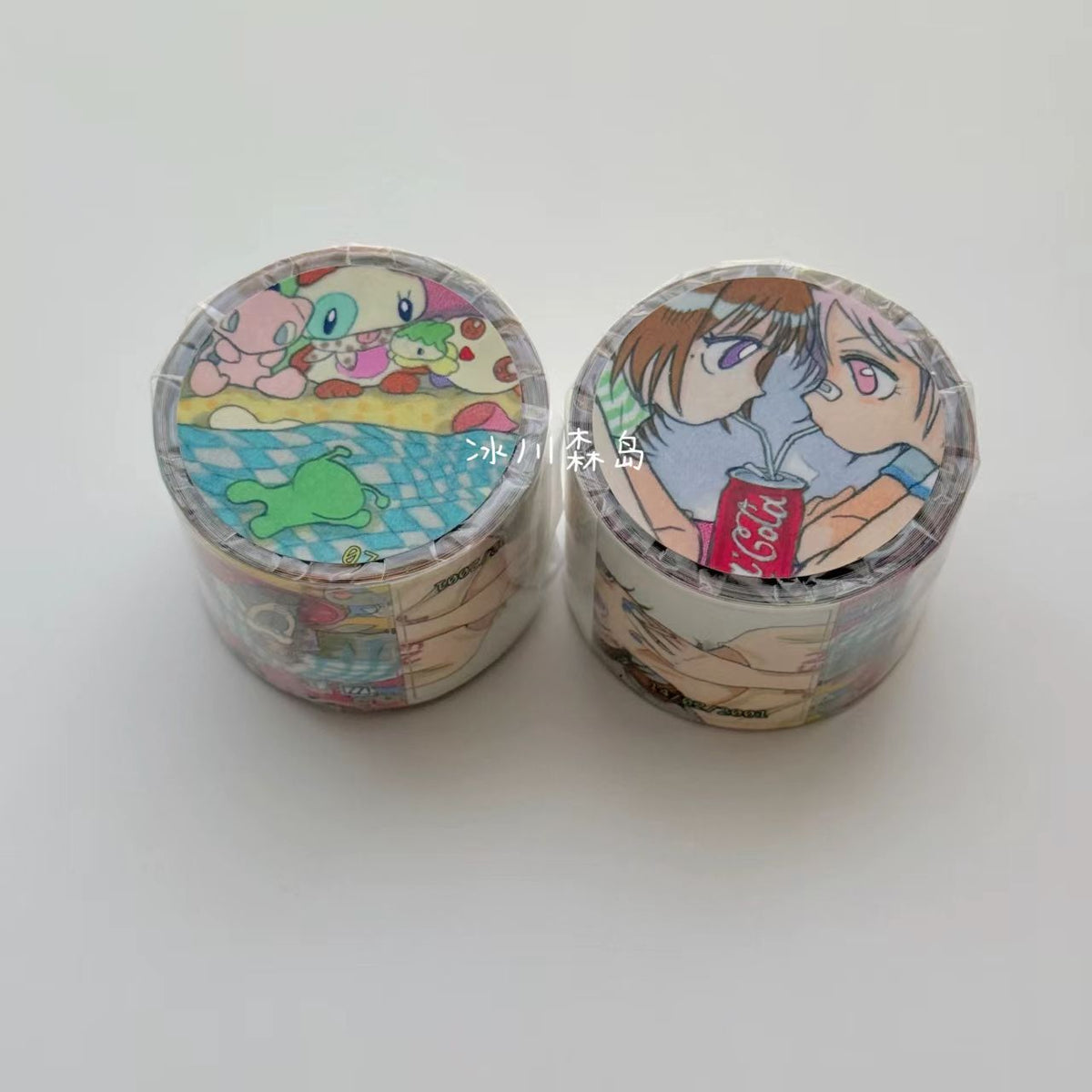 Oliwa Faded Memories washi tape two rolls packaging
