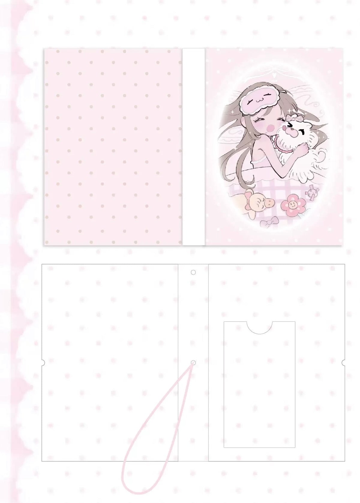 < Cream Puppy> Notebook