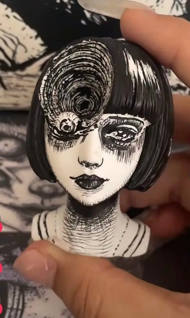 Tomie Handmade Sculpture – Hand-Sculpted & Hand-Painted
