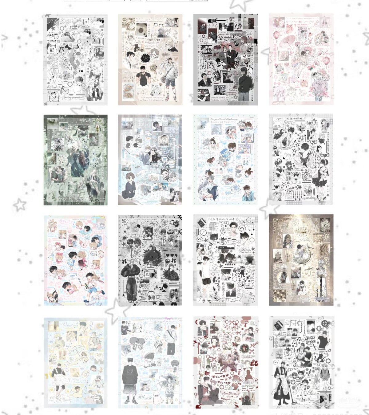 No.42 《dream》 bl stickerbook 32p