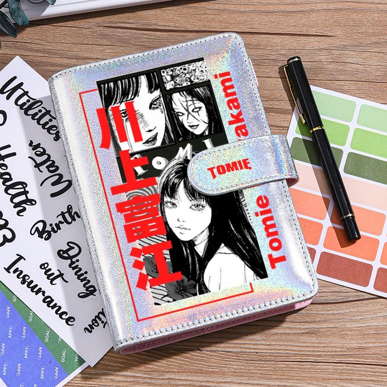 Tomie Junji Ito holographic notebook pink I AM TOMIE design
