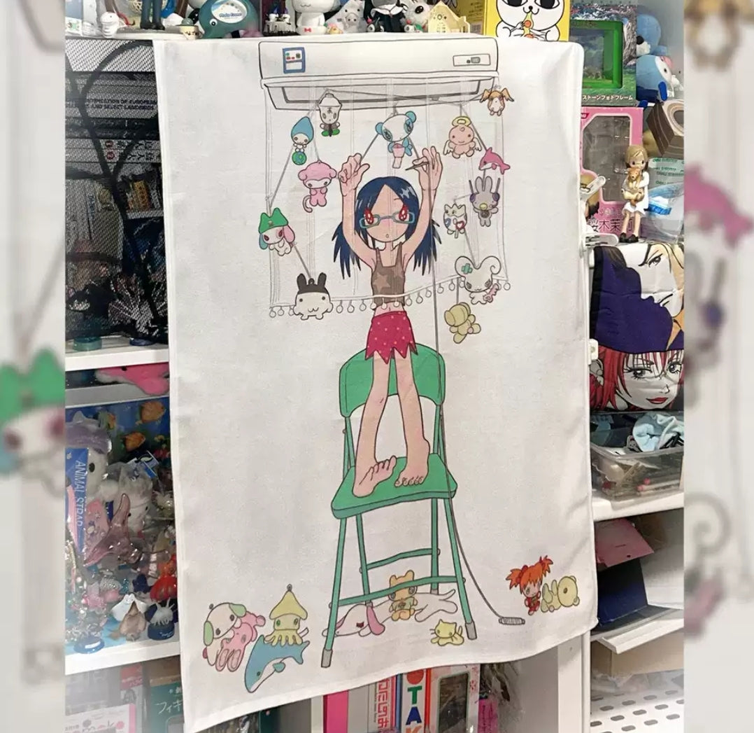 sunonebird | Kawaii Illustration Wall Tapestry Series