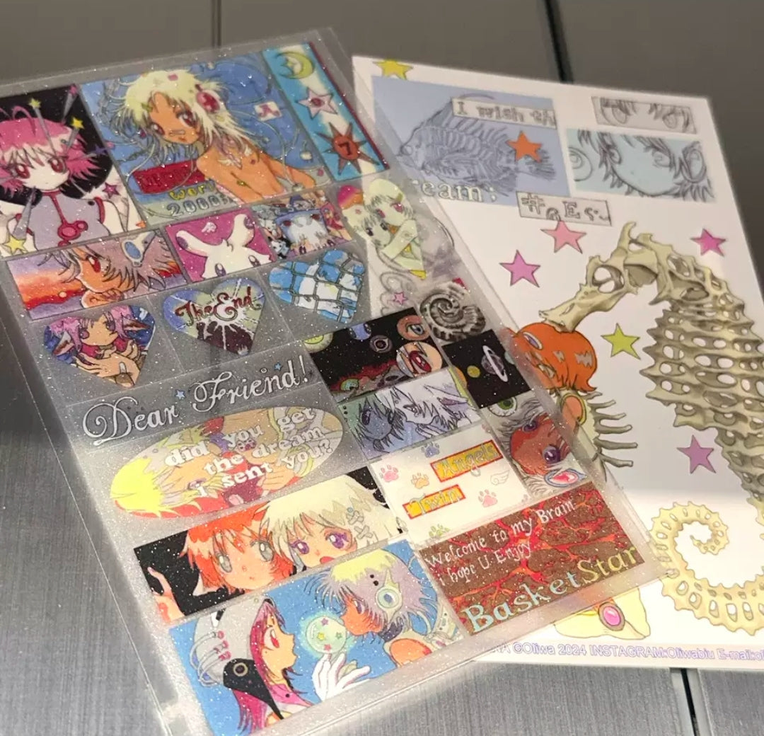 Oliwa BasketStar sticker sheet detail view