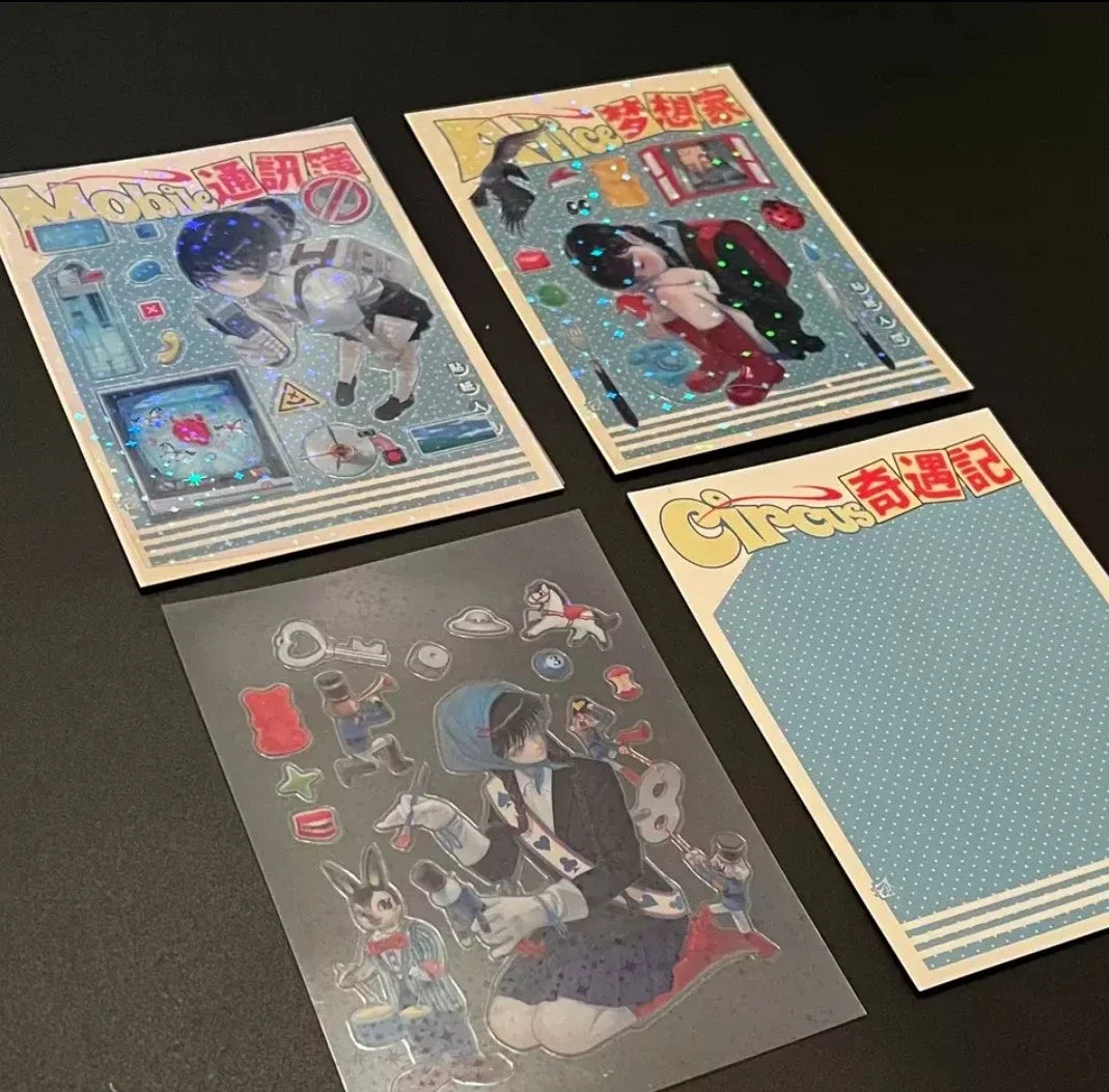 [Nobody's Watching] Waterproof Holographic Sticker Sheet