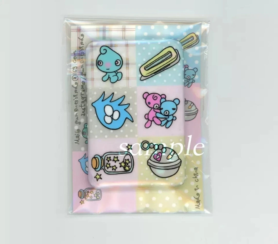 [Sunonebird] 40×60mm Rectangular Pinback Button Badge