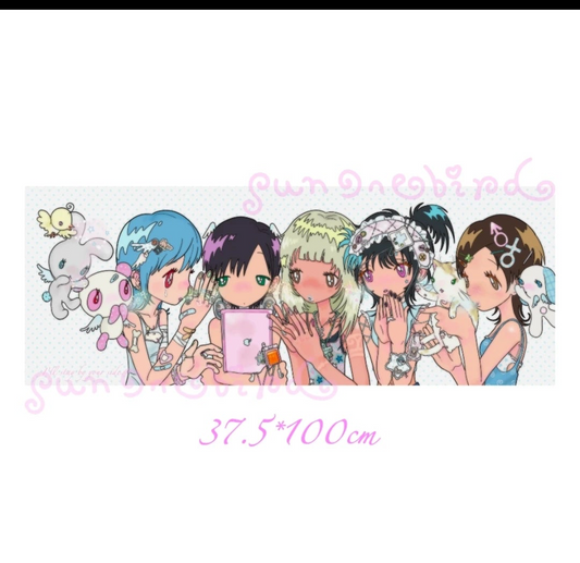 [Sunonebird] "I'll Stay by Your Side" Decorative Wall Tapestry (37.5×100cm)