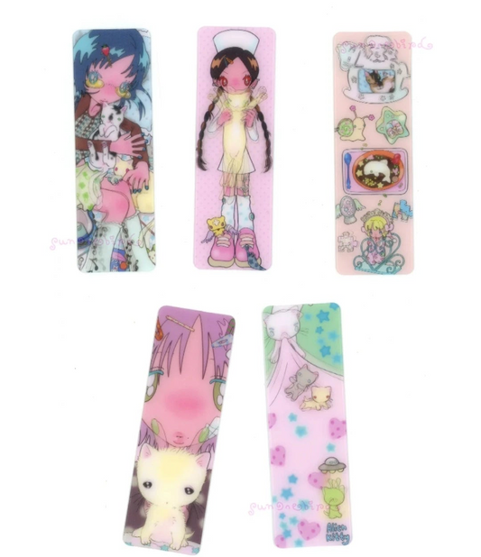 [Sunonebird] Lenticular Translucent Bookmark Set (Set of 5 / 3.3×10.5cm)