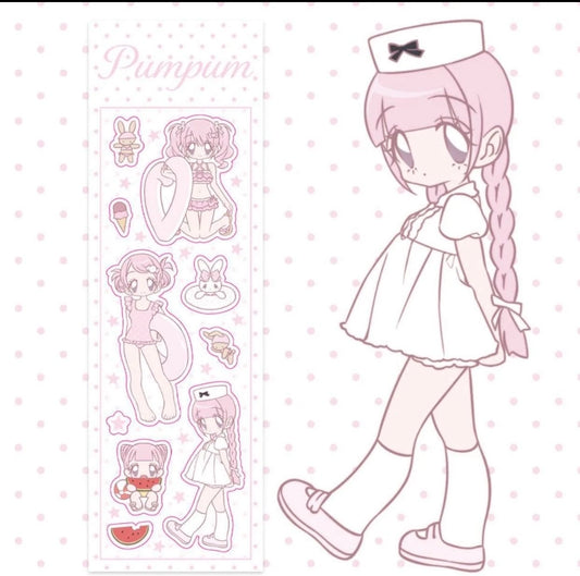 [Pumpum] Summer Beach Sticker Strip