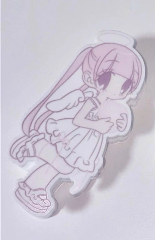 [Pumpum] Angel Girl Double-Sided Acrylic Clip