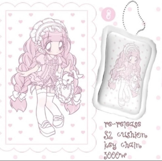 [Pumpum] Lolita Girl Mini Pillow Plush Keychain