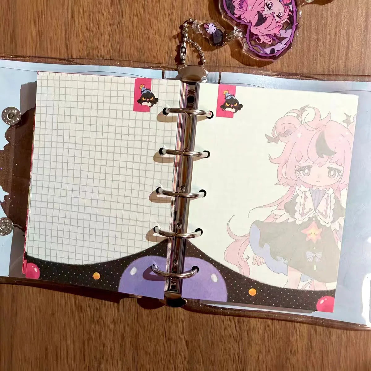 [Youmilu] Dusk Crow M5 Binder, Refills & Keychain