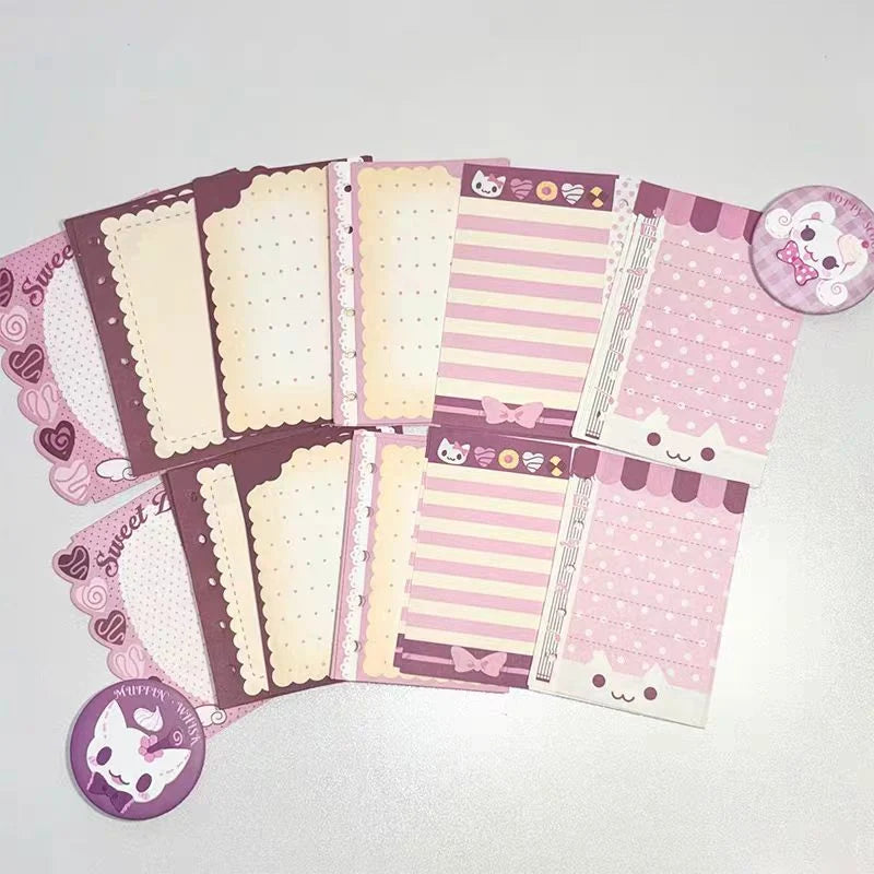 [Ribbon Honey] Pink Chocolate Binder Refill Pages
