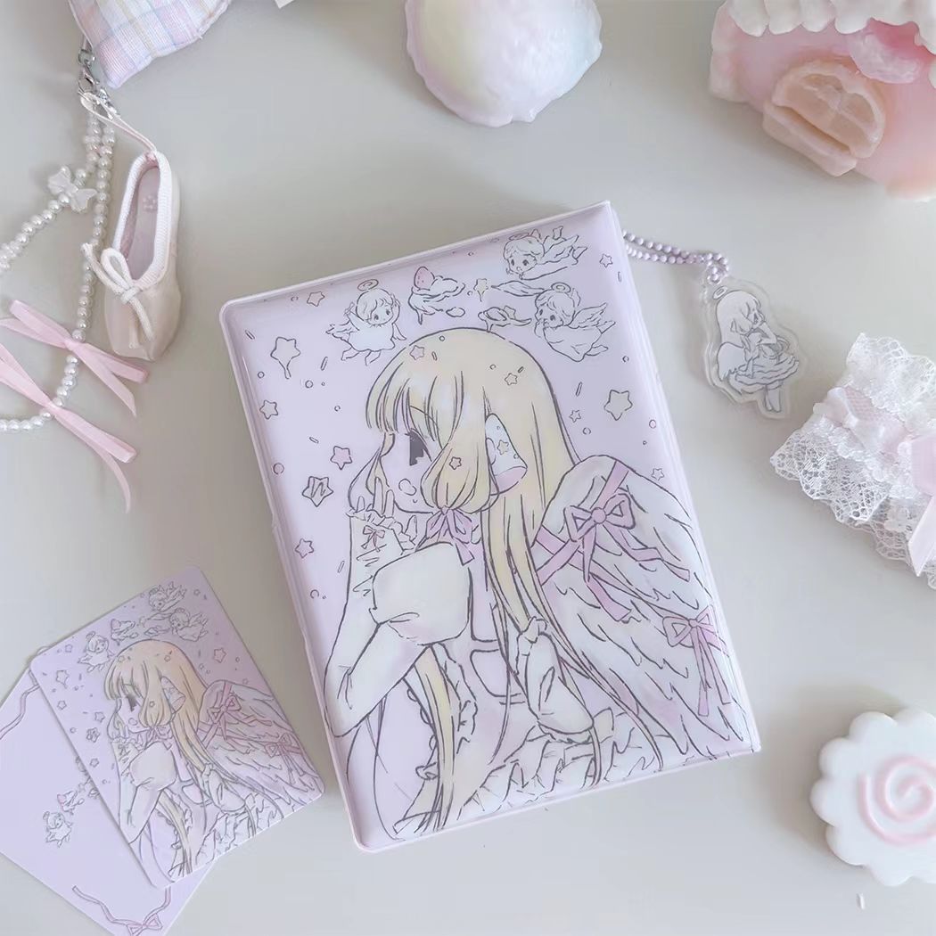 Chobits Chii kawaii loose-leaf journal – back cover with full angel artwork