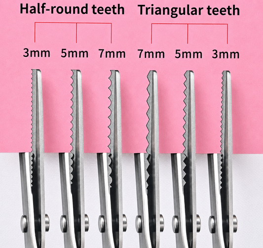 Triangle & Arc Dual Styling Scissors