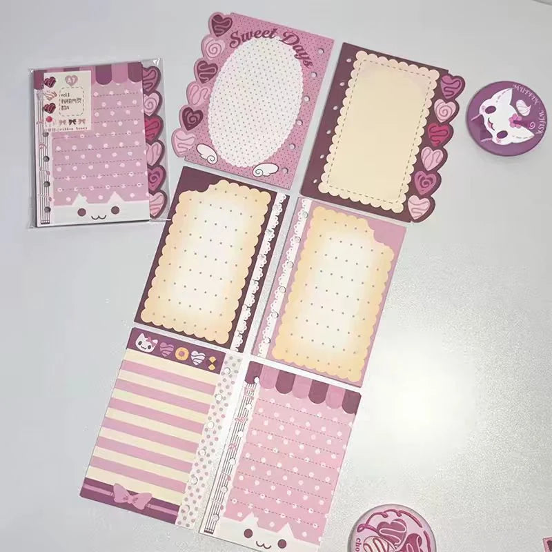 [Ribbon Honey] Pink Chocolate Binder Refill Pages