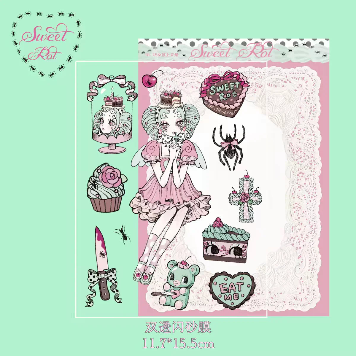 [Bad Girls Go to Heaven] Original Character Journal Sticker Collection