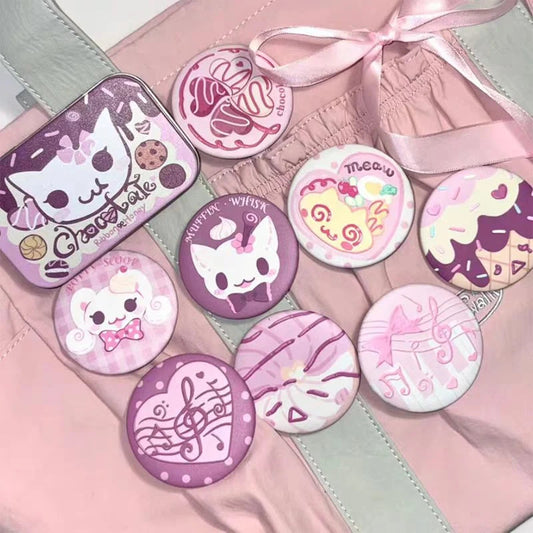 [Ribbon Honey] 58mm Embossed Badge Blind Box
