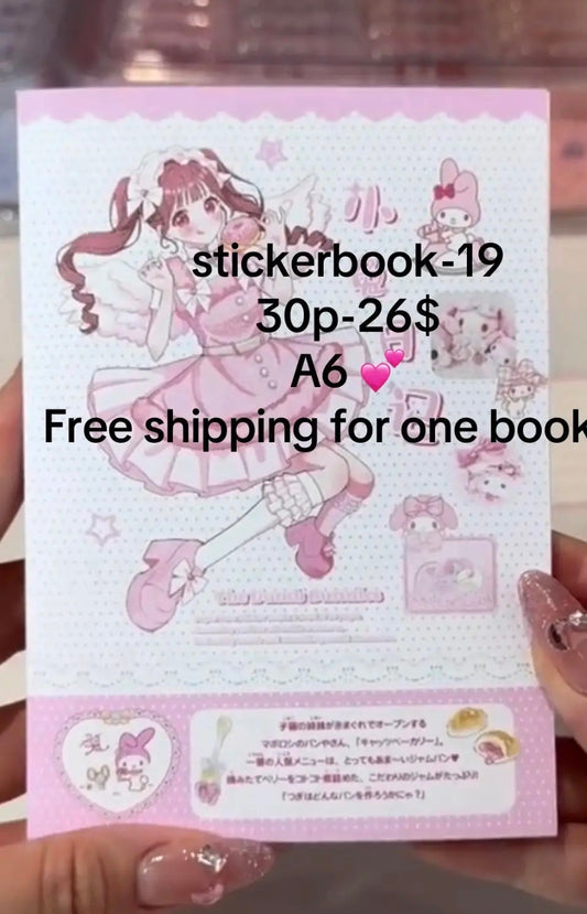 No.19 stickerbook in stock