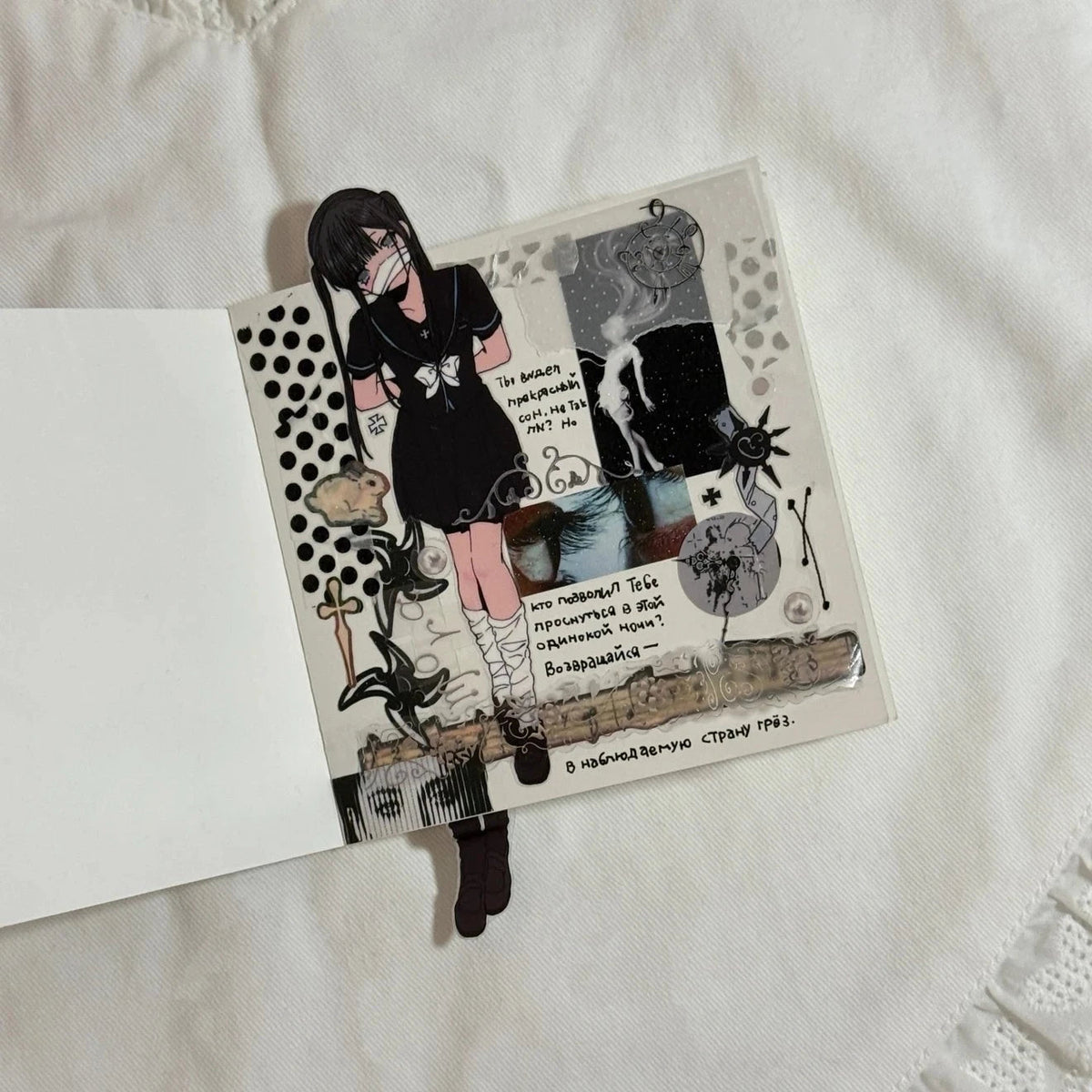 [Symbiont]Square Stitched Notebook (10×10cm)