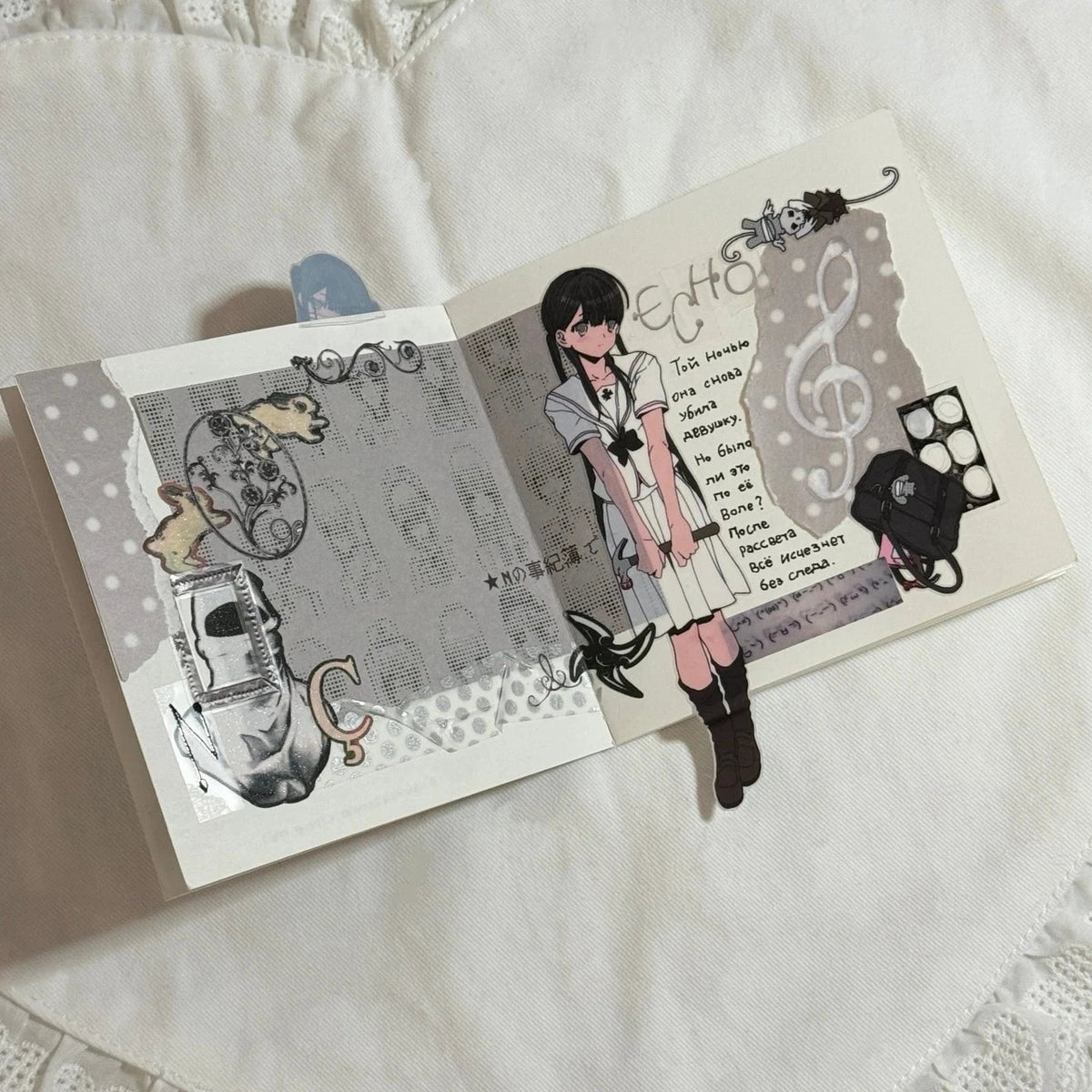 [Symbiont]Square Stitched Notebook (10×10cm)