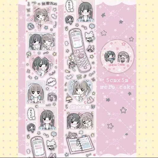 [melo] PET Tape Roll (5cm × 5m)