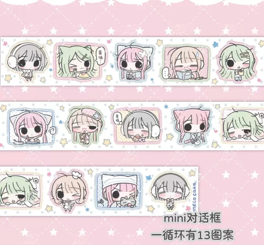 [melo] Mini Dialogue Frames Washi Tape (2.5cm × 5.25m)