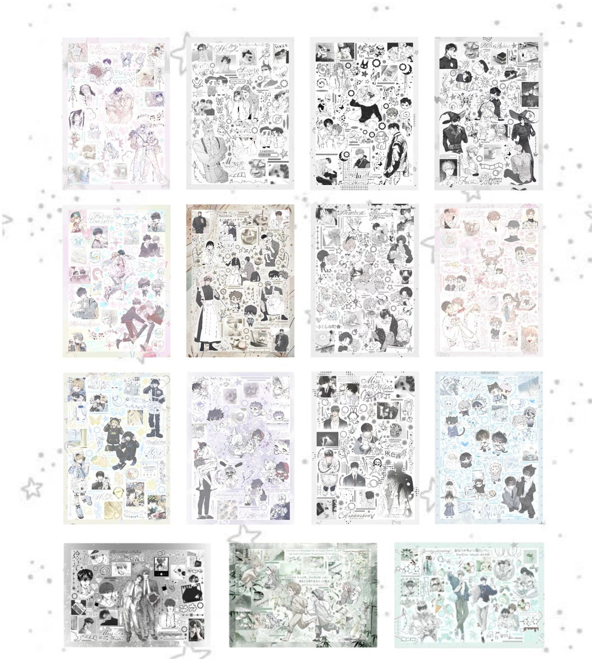 No.42 《dream》 bl stickerbook 32p