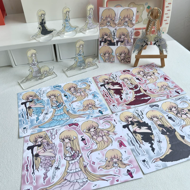 Chobits Angel Chi sticker sheet multi-pack set with multiple angel designs