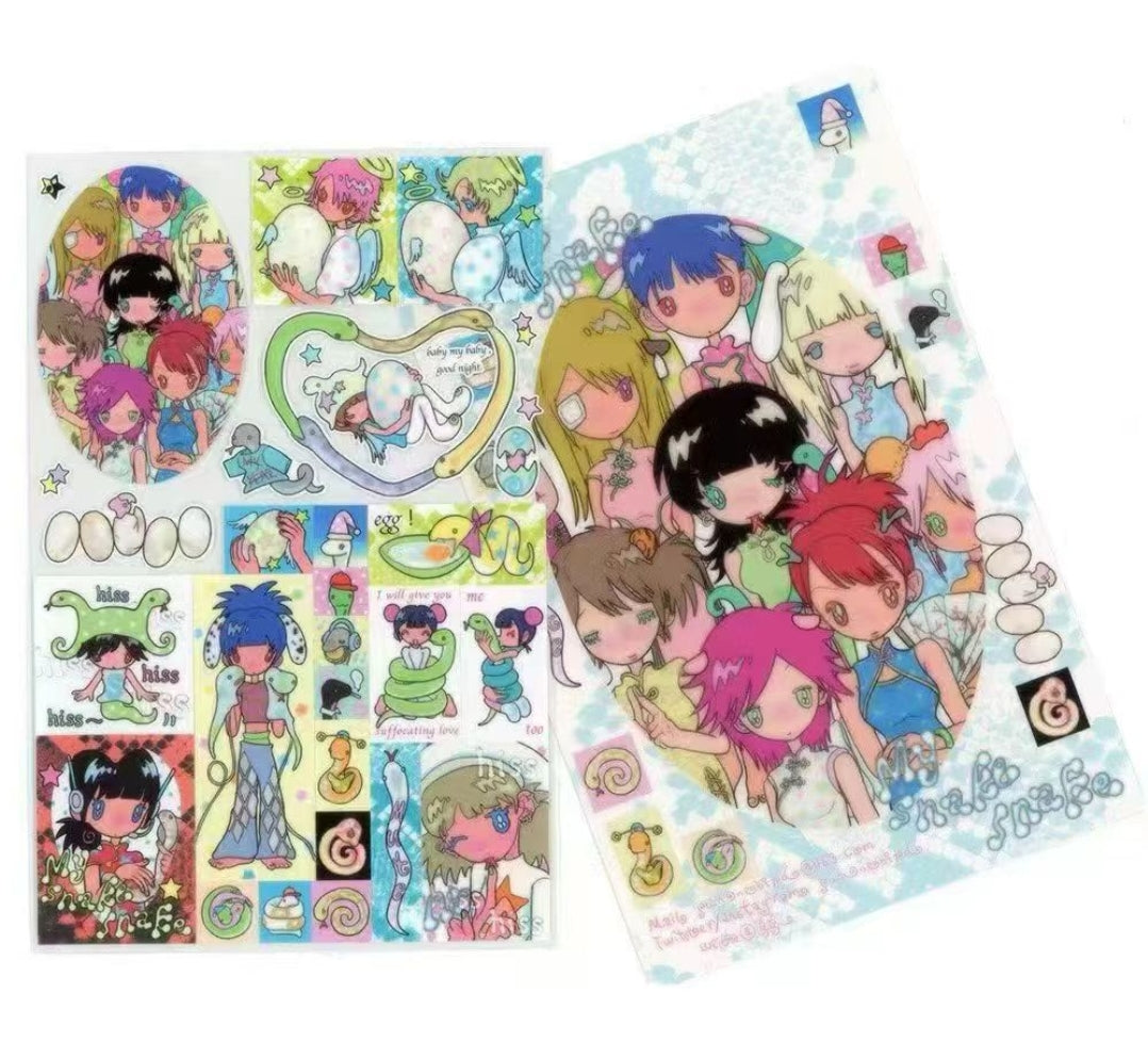 sunonebird sticker sheet 6