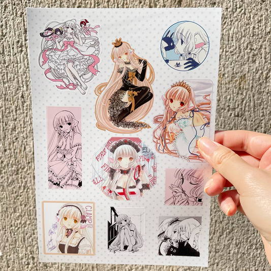 Chobits Chi PVC sticker sheet collection - multiple character styles