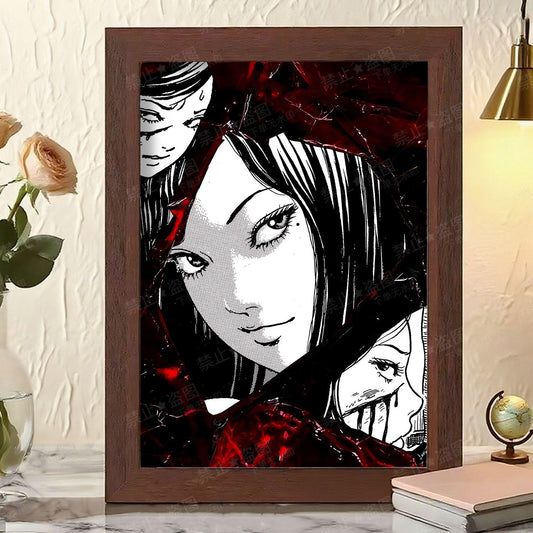 Tomie Junji Ito Wooden Frame - Design A