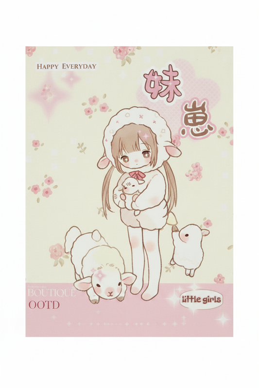 Meizai Cute Manga Sticker Book
